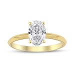 Oval Ringe -  Solitaire
