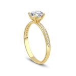 Round Ringe - Solitaire Band - Billede 2