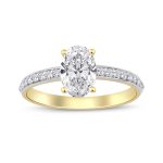 Oval Ringe - Solitaire Band